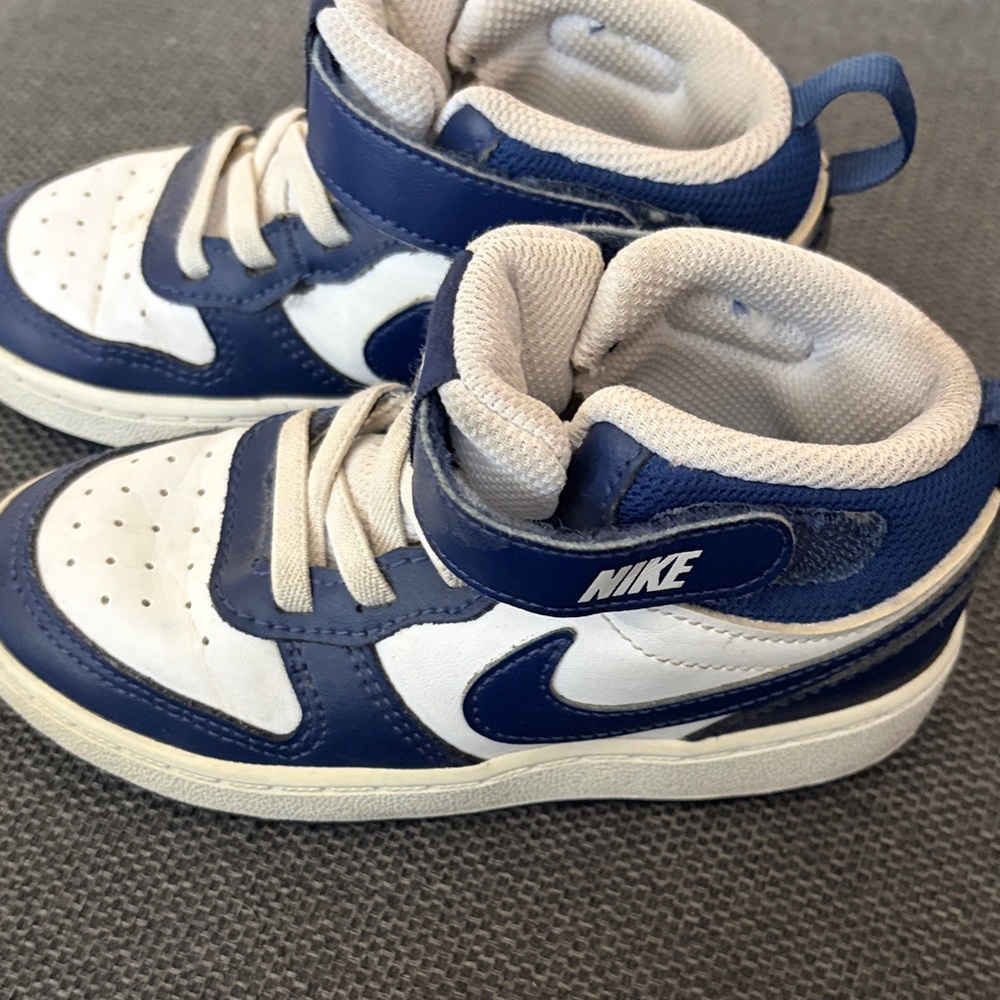 Nike Kids Blue and White Sneakers